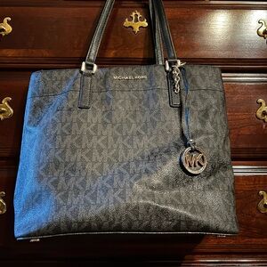 Michael Kors Charcoal Signature Tote